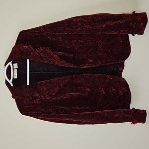 Through the Country Door Red Tapestry Jacket